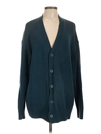 Pre-owned Zara Cardigan Sweater In Blue