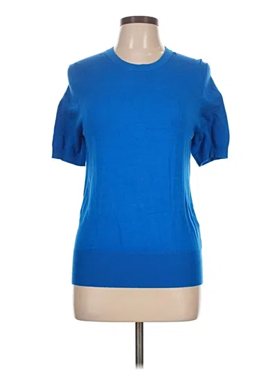 Pre-owned Zara Cardigan Sweater In Blue