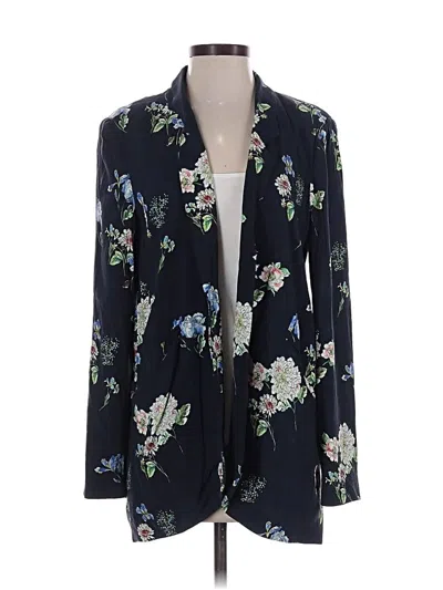 Pre-owned Zara Cardigan Sweater In Blue