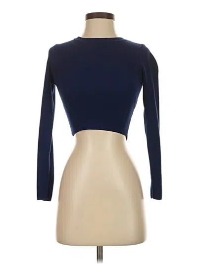 Pre-owned Zara Cardigan Sweater In Blue