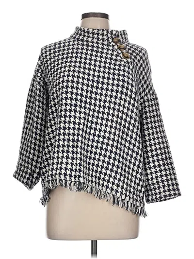 Pre-owned Zara Cardigan Sweater In Blue