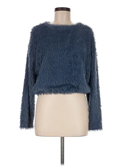 Pre-owned Zara Cardigan Sweater In Blue