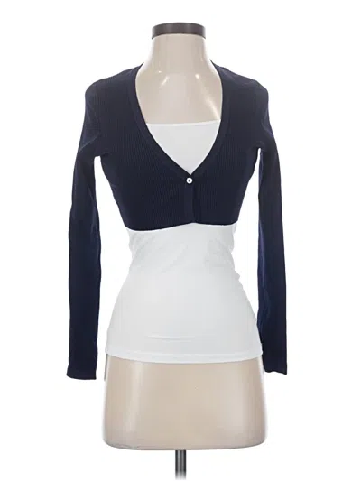 Zara Cardigan Sweater In Blue
