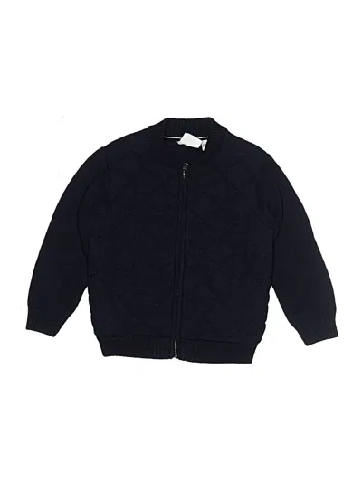 Pre-owned Zara Kids' Cardigan Sweater In Blue