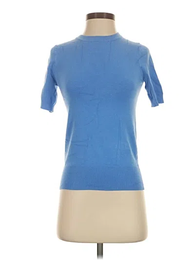 Pre-owned Zara Cardigan Sweater In Blue