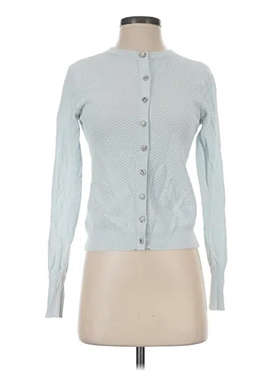 Pre-owned Zara Cardigan Sweater In Blue