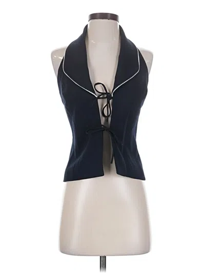 Pre-owned Zara Cardigan Sweater In Blue