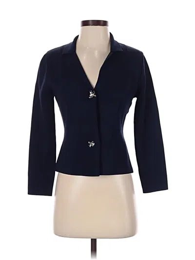 Pre-owned Zara Cardigan Sweater In Blue