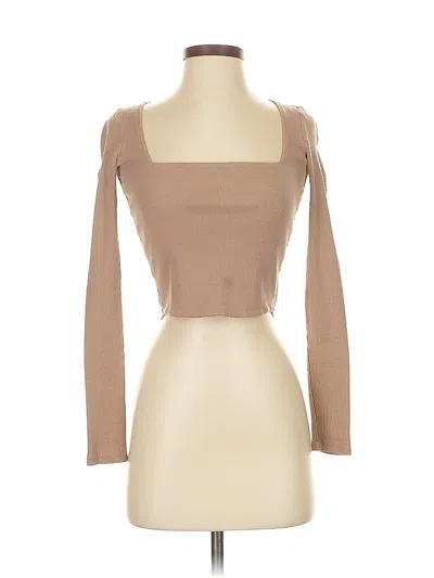 Pre-owned Zara Cardigan Sweater In Brown