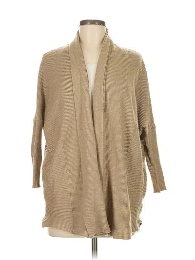Pre-owned Zara Cardigan Sweater In Brown
