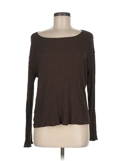 Pre-owned Zara Cardigan Sweater In Brown