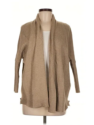 Pre-owned Zara Cardigan Sweater In Brown