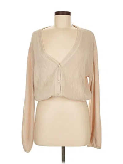 Pre-owned Zara Cardigan Sweater In Brown