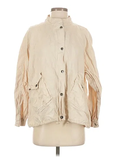 Pre-owned Zara Cardigan Sweater In Brown