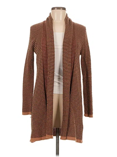 Pre-owned Zara Cardigan Sweater In Brown