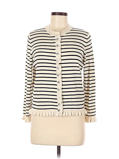 Pre-owned Zara Cardigan Sweater In Brown