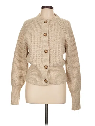 Pre-owned Zara Cardigan Sweater In Brown