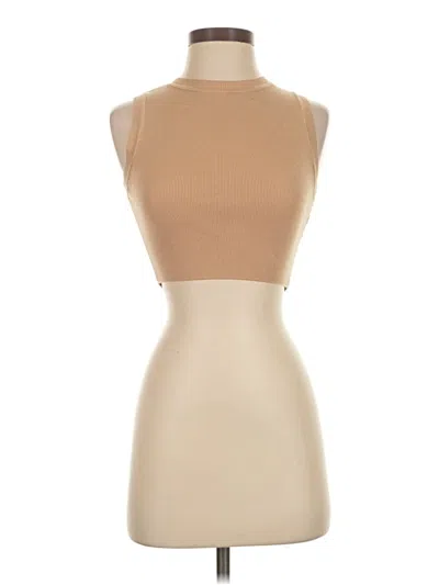 Pre-owned Zara Cardigan Sweater In Brown