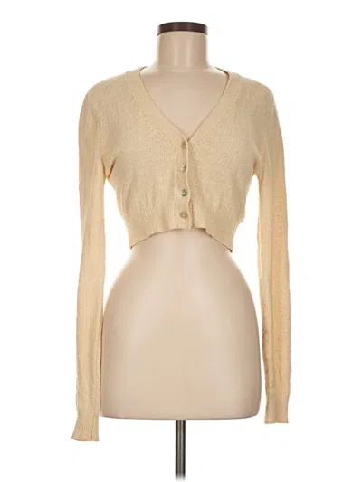 Pre-owned Zara Cardigan Sweater In Brown