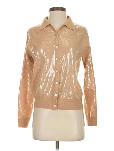 Pre-owned Zara Cardigan Sweater In Brown