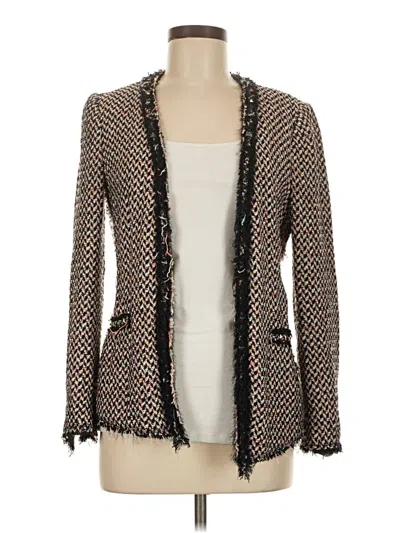 Pre-owned Zara Cardigan Sweater In Brown