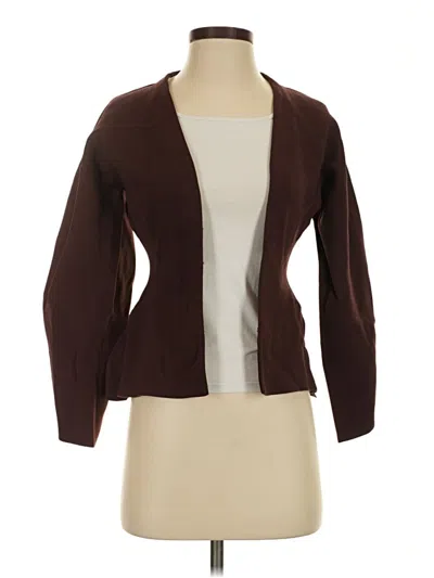 Pre-owned Zara Cardigan Sweater In Brown