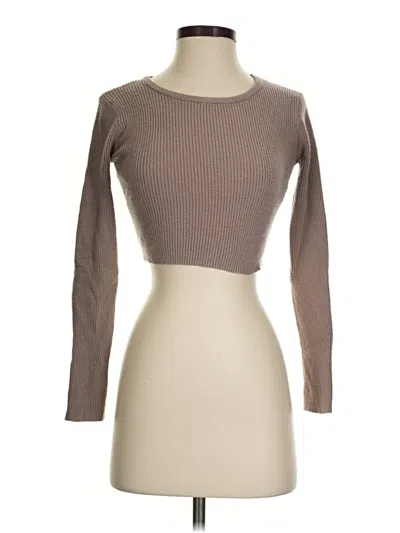 Pre-owned Zara Cardigan Sweater In Brown