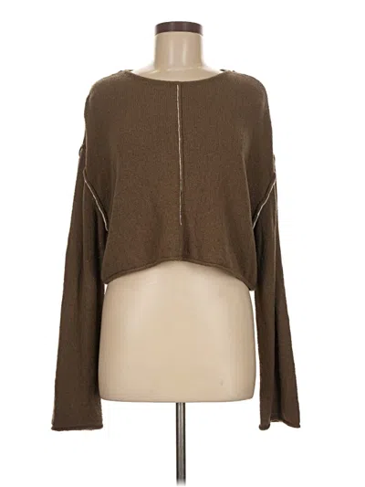Pre-owned Zara Cardigan Sweater In Brown