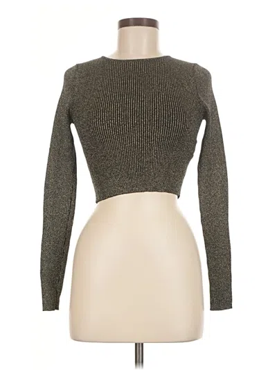 Pre-owned Zara Cardigan Sweater In Brown