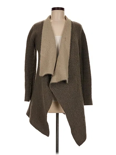 Pre-owned Zara Cardigan Sweater In Brown