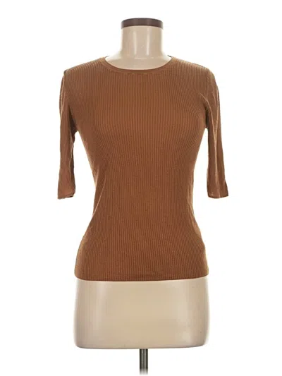 Pre-owned Zara Cardigan Sweater In Brown