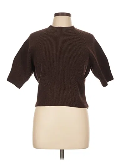 Pre-owned Zara Cardigan Sweater In Brown