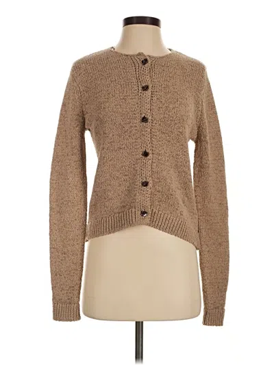 Pre-owned Zara Cardigan Sweater In Brown
