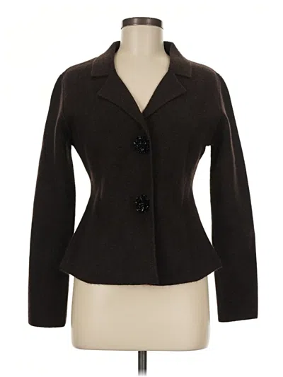Pre-owned Zara Cardigan Sweater In Brown