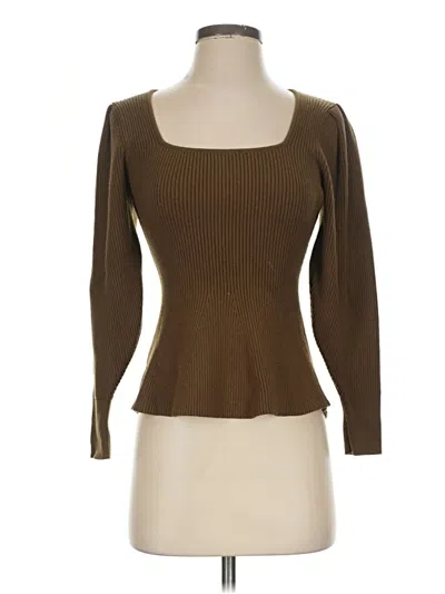 Pre-owned Zara Cardigan Sweater In Brown