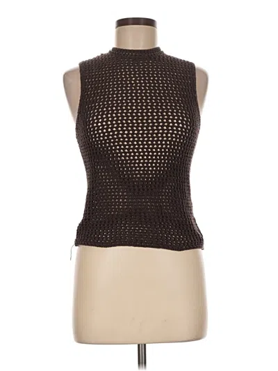 Pre-owned Zara Cardigan Sweater In Brown