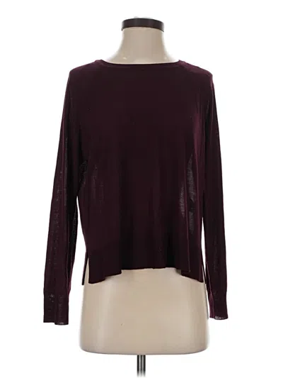 Pre-owned Zara Cardigan Sweater In Burgundy