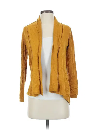 Pre-owned Zara Cardigan Sweater In Gold