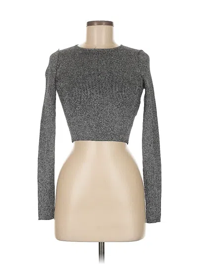 Pre-owned Zara Cardigan Sweater In Gray