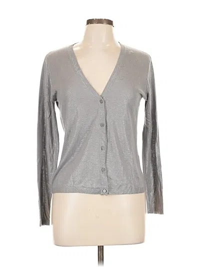 Pre-owned Zara Cardigan Sweater In Gray
