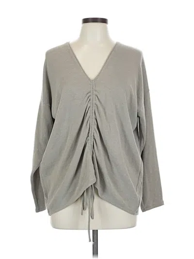 Pre-owned Zara Cardigan Sweater In Gray