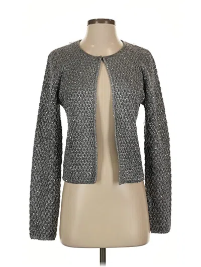 Pre-owned Zara Cardigan Sweater In Gray