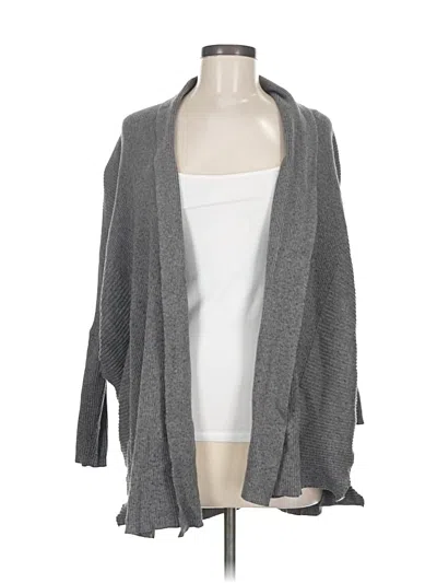 Pre-owned Zara Cardigan Sweater In Gray