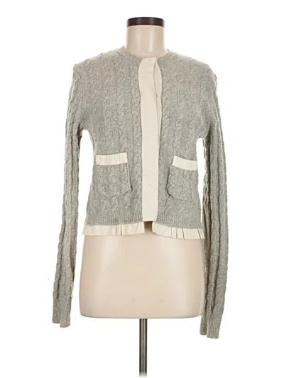 Pre-owned Zara Cardigan Sweater In Gray