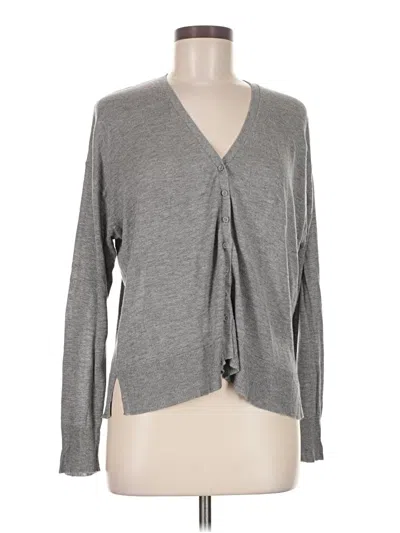 Pre-owned Zara Cardigan Sweater In Gray
