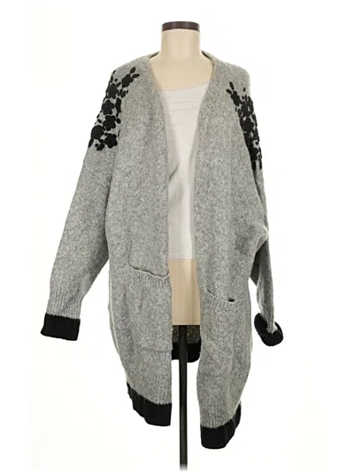 Zara Cardigan Sweater In Gray