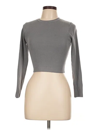 Pre-owned Zara Cardigan Sweater In Gray