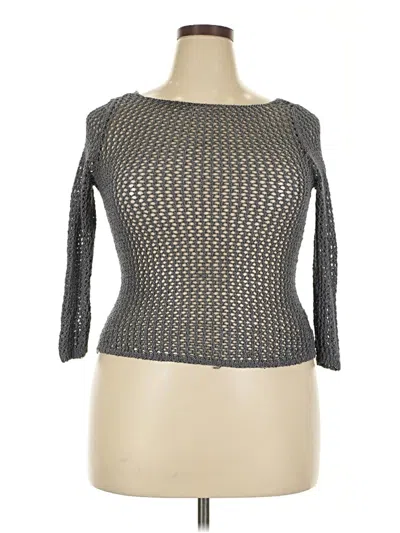 Pre-owned Zara Cardigan Sweater In Gray
