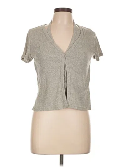 Pre-owned Zara Cardigan Sweater In Gray