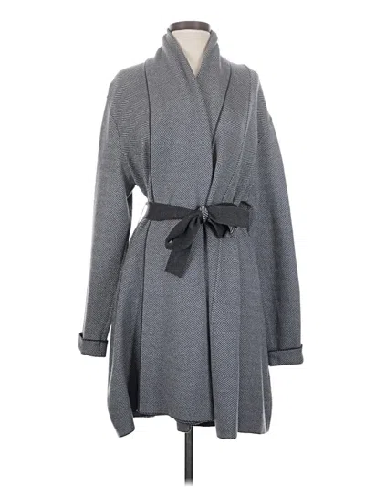 Pre-owned Zara Cardigan Sweater In Gray